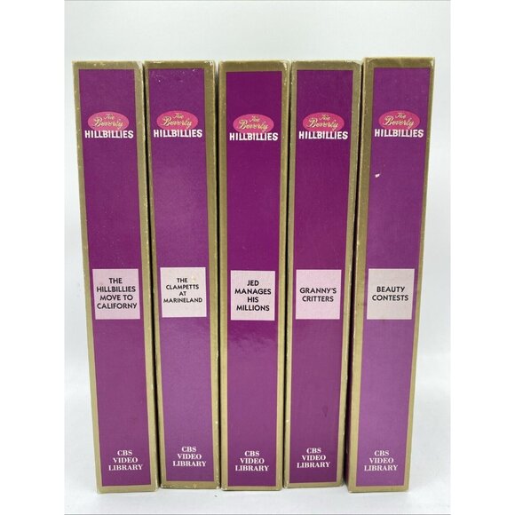 The Beverly Hillbillies Collectors Edition VHS CBS Video Library Sitcom 60s Lot - Picture 2 of 16
